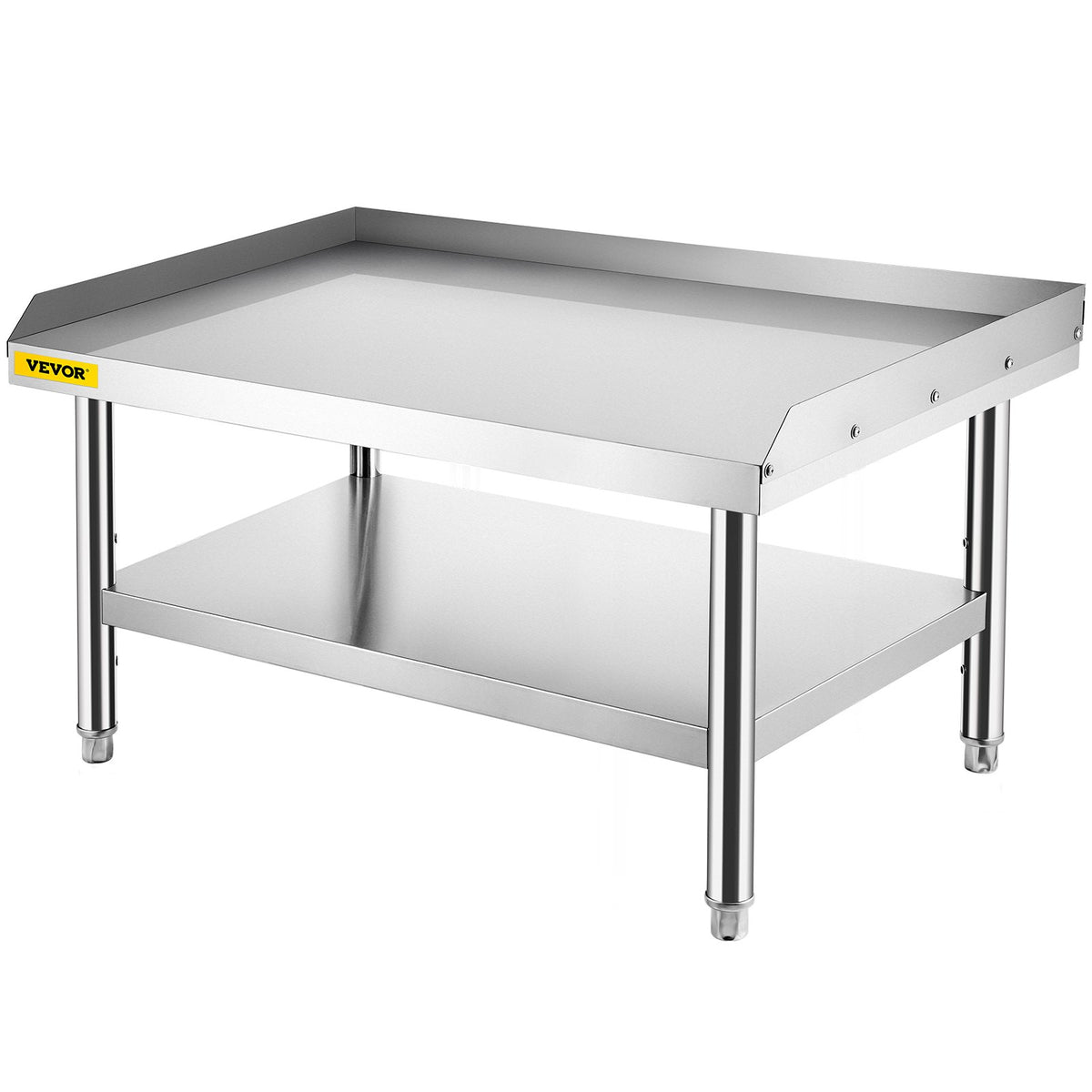 VEVOR Stainless Steel Equipment Stand Commercial Work Table 48 x 30 in