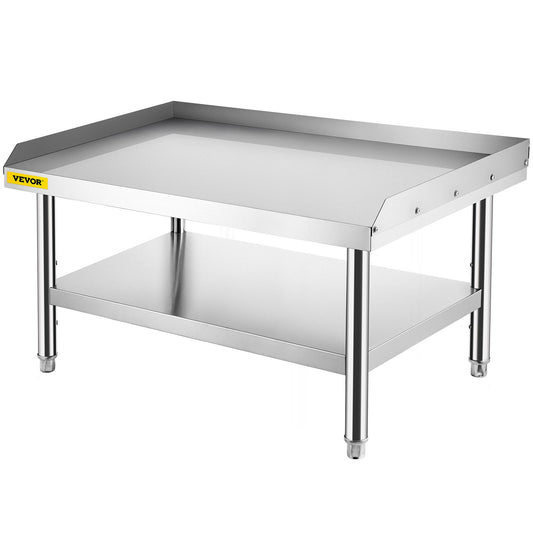 VEVOR Stainless Steel Equipment Stand Commercial Work Table 48 x 30 in