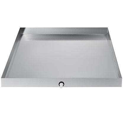 VEVOR 27 x 25 x 2.5 in Washing Machine Drain Pan, 304 Stainless Steel - view 4