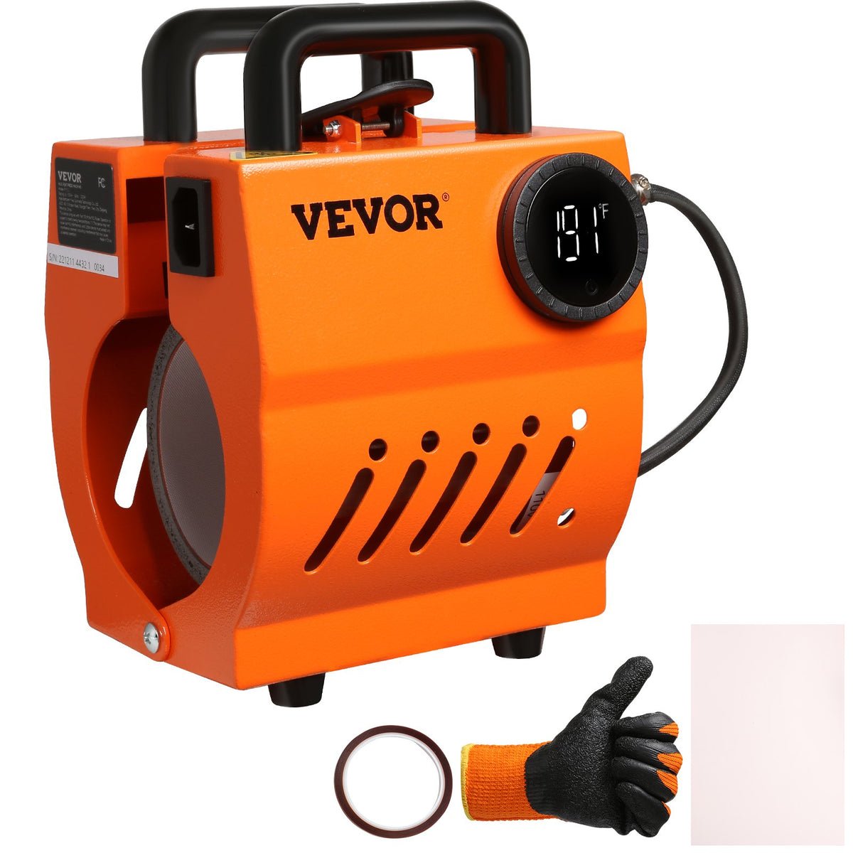 VEVOR Mug and Tumbler Heat Press Machines, Portable, Dual St 11-15 oz Portable