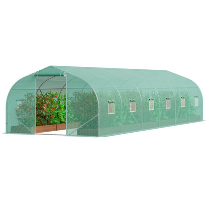 VEVOR Walk-in Tunnel Greenhouse, Portable Plant Hoop House Green / 29 x 9.7 x 6.6 ft