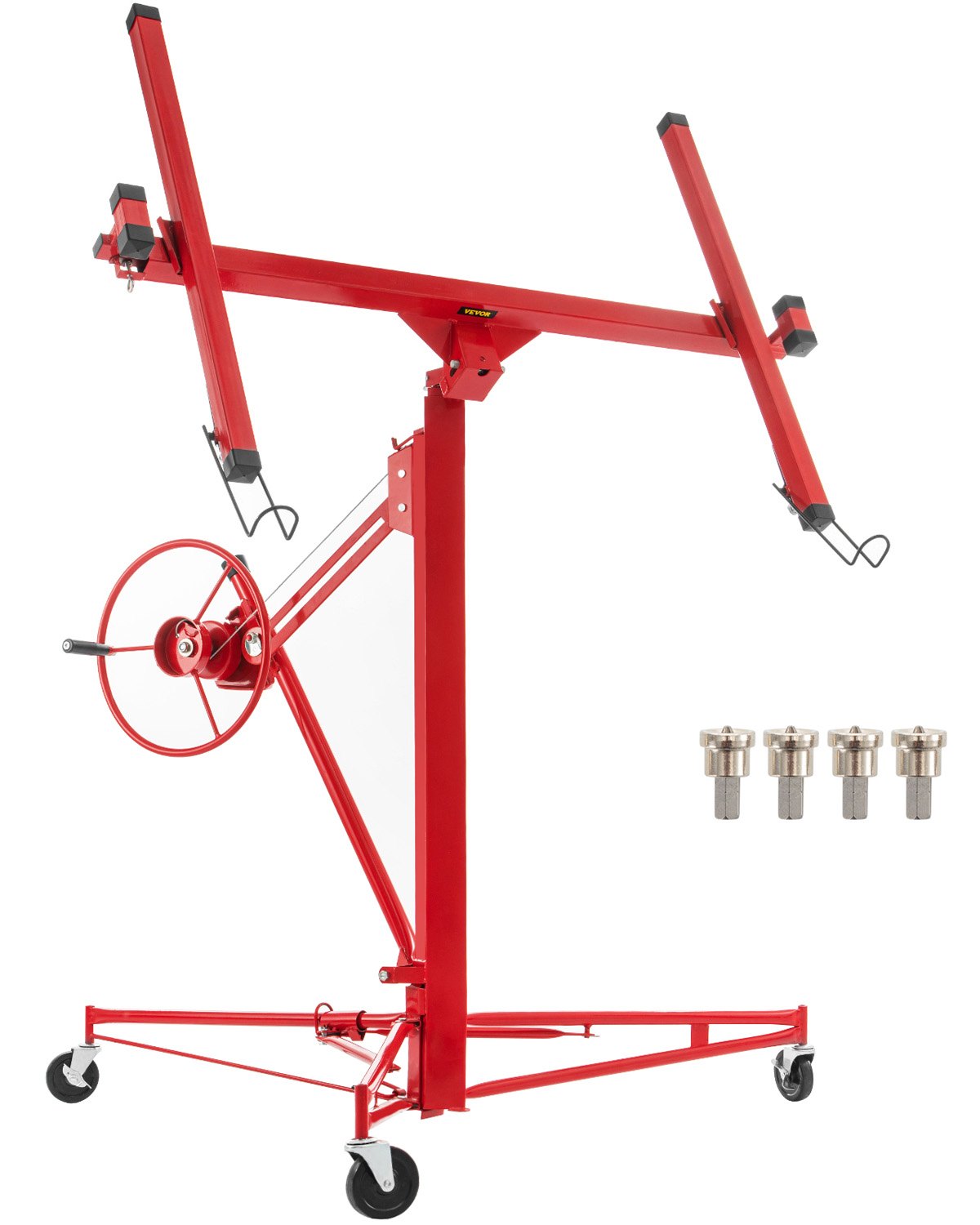 VEVOR Drywall Lift, 150 lbs Sheetrock Panel Hoist Jack with  16 ft / Steel