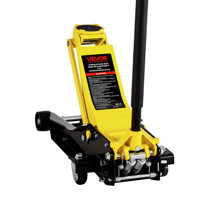 VEVOR Low Profile Floor Jack, 1.5 to 4 Ton Capacity, Aluminu 4 Ton / Steel / Dual Piston