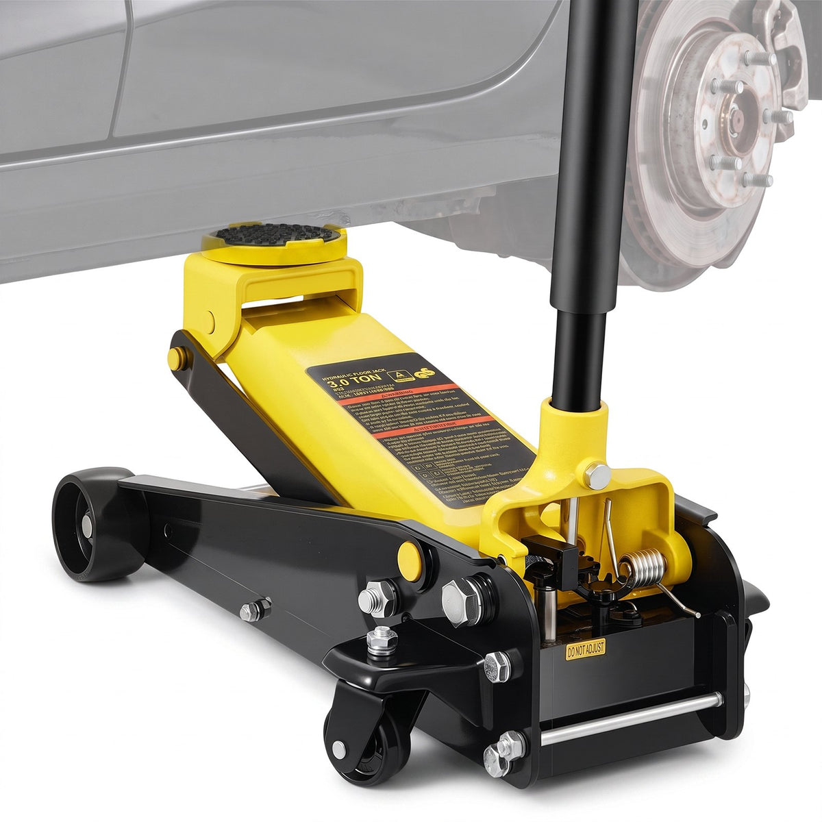 VEVOR Low Profile Floor Jack, 1.5 to 4 Ton Capacity, Aluminu 3 Ton / Steel / Single Piston