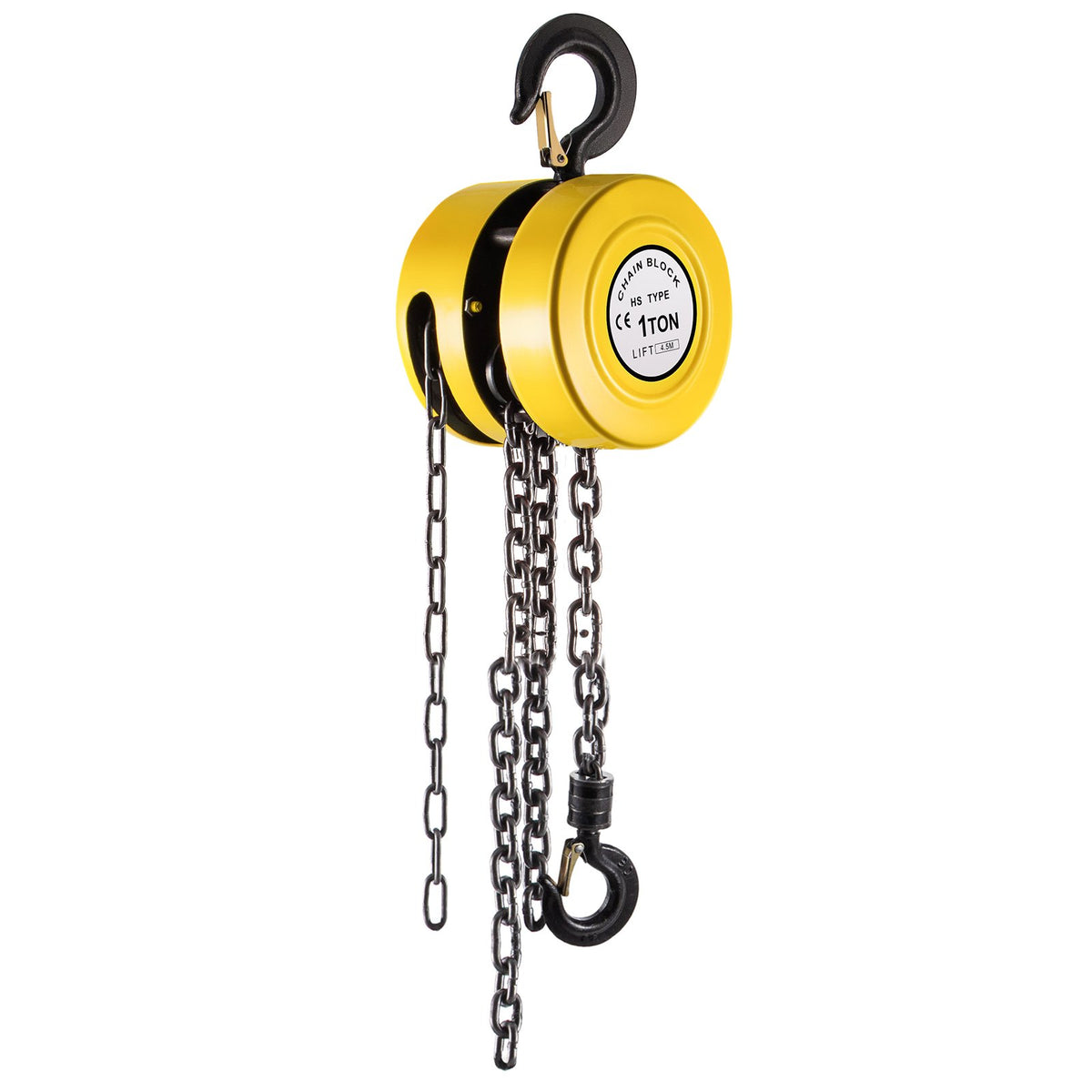 VEVOR Hand Chain Hoist, Manual Chain Block Hoist with Industrial-Grade Steel Construction, Heavy-Duty Manual Lifting Hoist for Transport, Garage and Workshop 15 ft / 2200 lbs