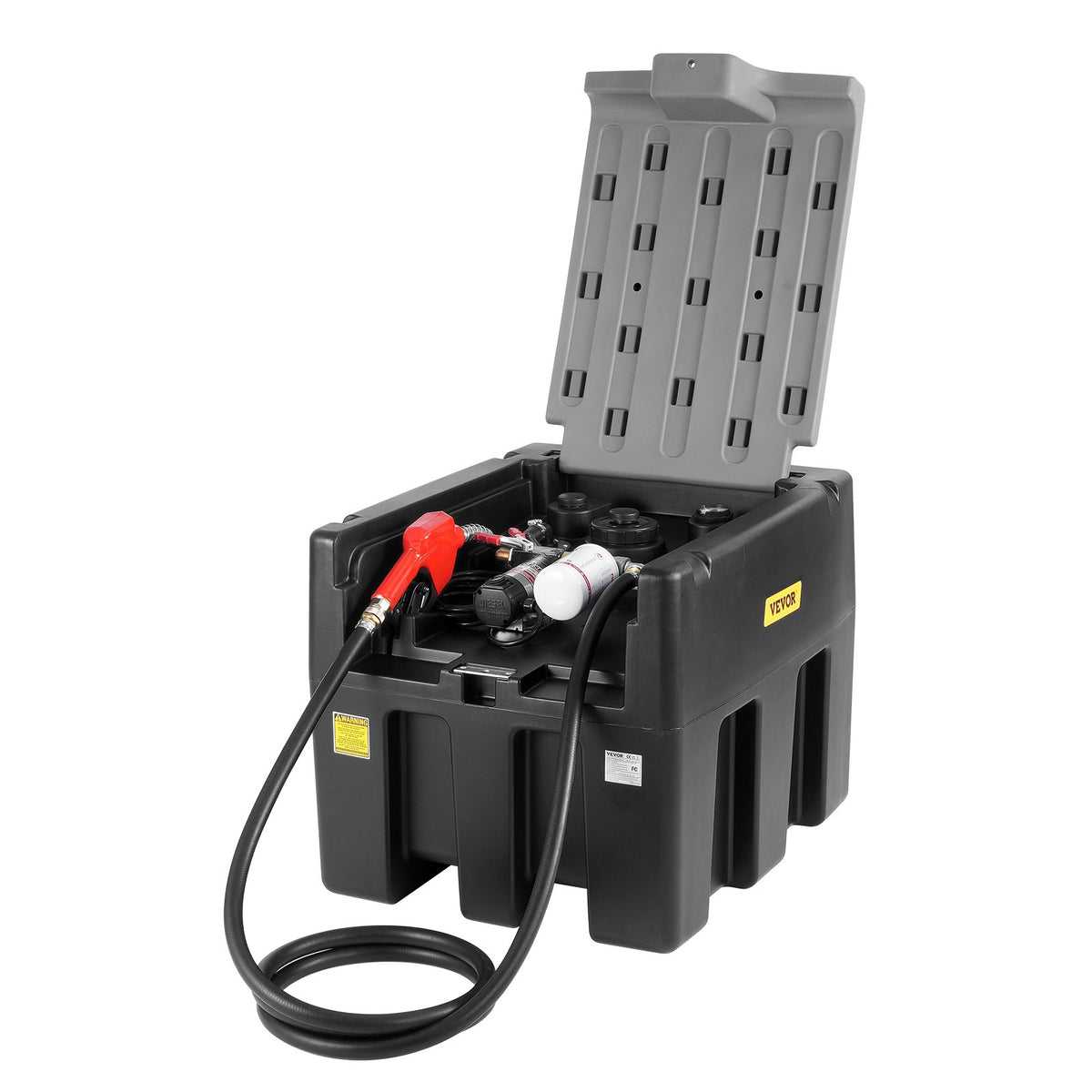 VEVOR Portable Diesel Tank, 58 or 116 Gallon Fuel Caddy