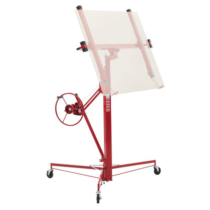 VEVOR Drywall Lift, 150 lbs Sheetrock Panel Hoist Jack with  11 ft / Red