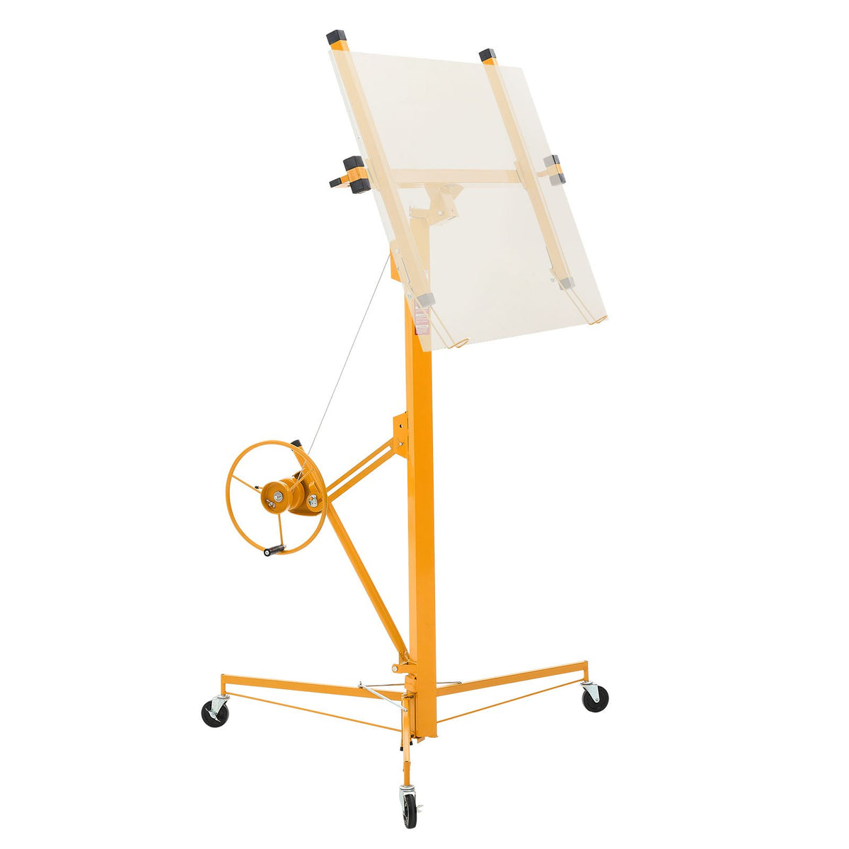 VEVOR Drywall Lift, 150 lbs Sheetrock Panel Hoist Jack with  16 ft / Yellow