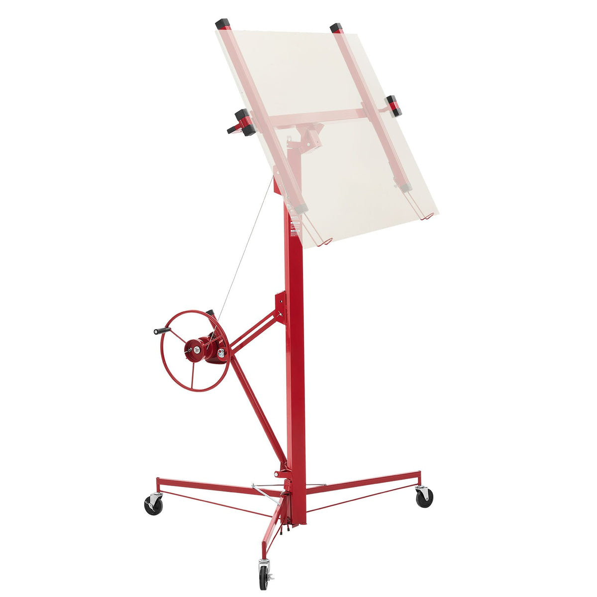 VEVOR Drywall Lift, 150 lbs Sheetrock Panel Hoist Jack with  16 ft / Red