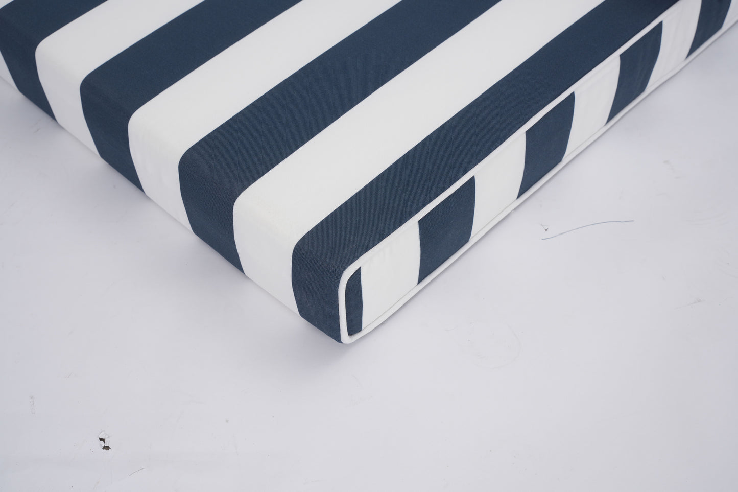 Outdoor Chaise Lounge Cushions Set of 2, 75"x24"x4" Patio Lounge Chair Cushions with Removable Covers, Waterproof Replacement Cushions for Outdoor Furniture, Poolside, Lawn-NavyBlue/White Striped image 5