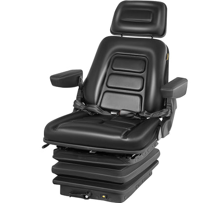 VEVOR Universal Equipment Seat, Replacement Seat for Forklif Suspension Type