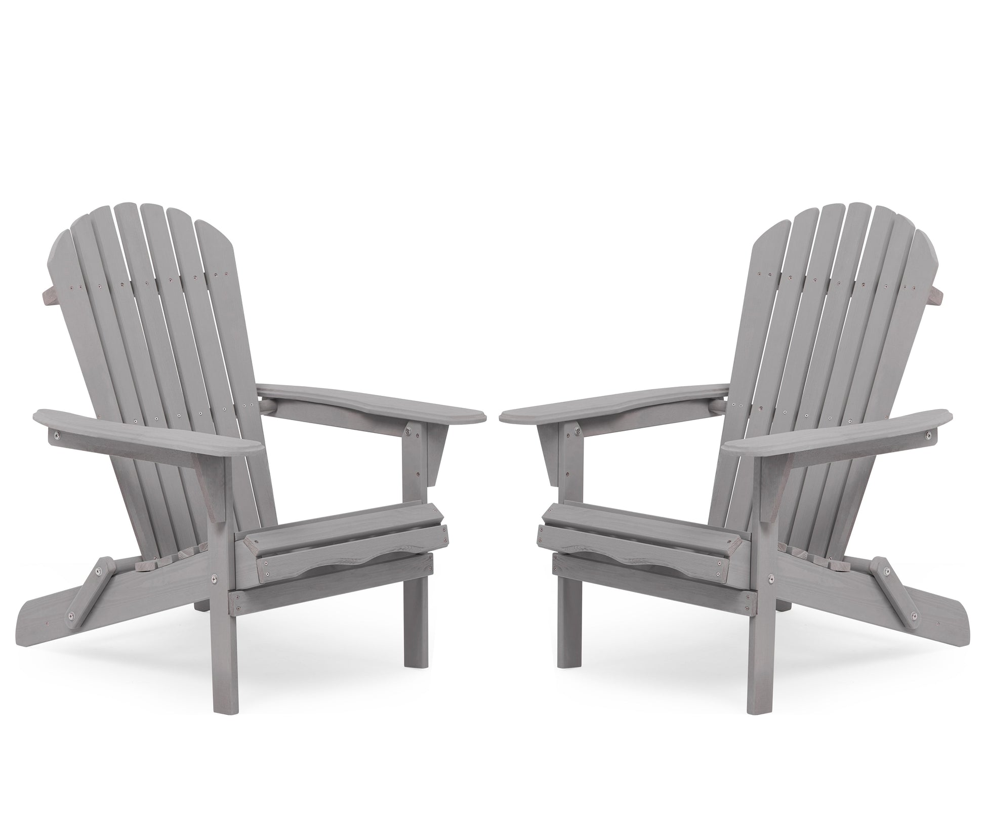 Wood Lounge Patio Chair for Garden Outdoor Wooden Folding Adirondack Chair Set of 2 Solid Wood Lounge Patio Chair for Garden, Lawn, Backyard, image 6