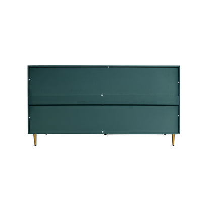 Modern Green Lacquered 4 Door Wooden Cabinet Sideboard Buffet Server Cabinet Storage Cabinet, for Living Room, Entryway, Hallway, Office, Kitchen and Dining Room image 11