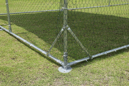One rooms big size metal chicken coop upgrade three support steel wire impregnated plastic net cage, Oxford cloth silver plated waterproof UV protection, duck chicken rabbit image 3
