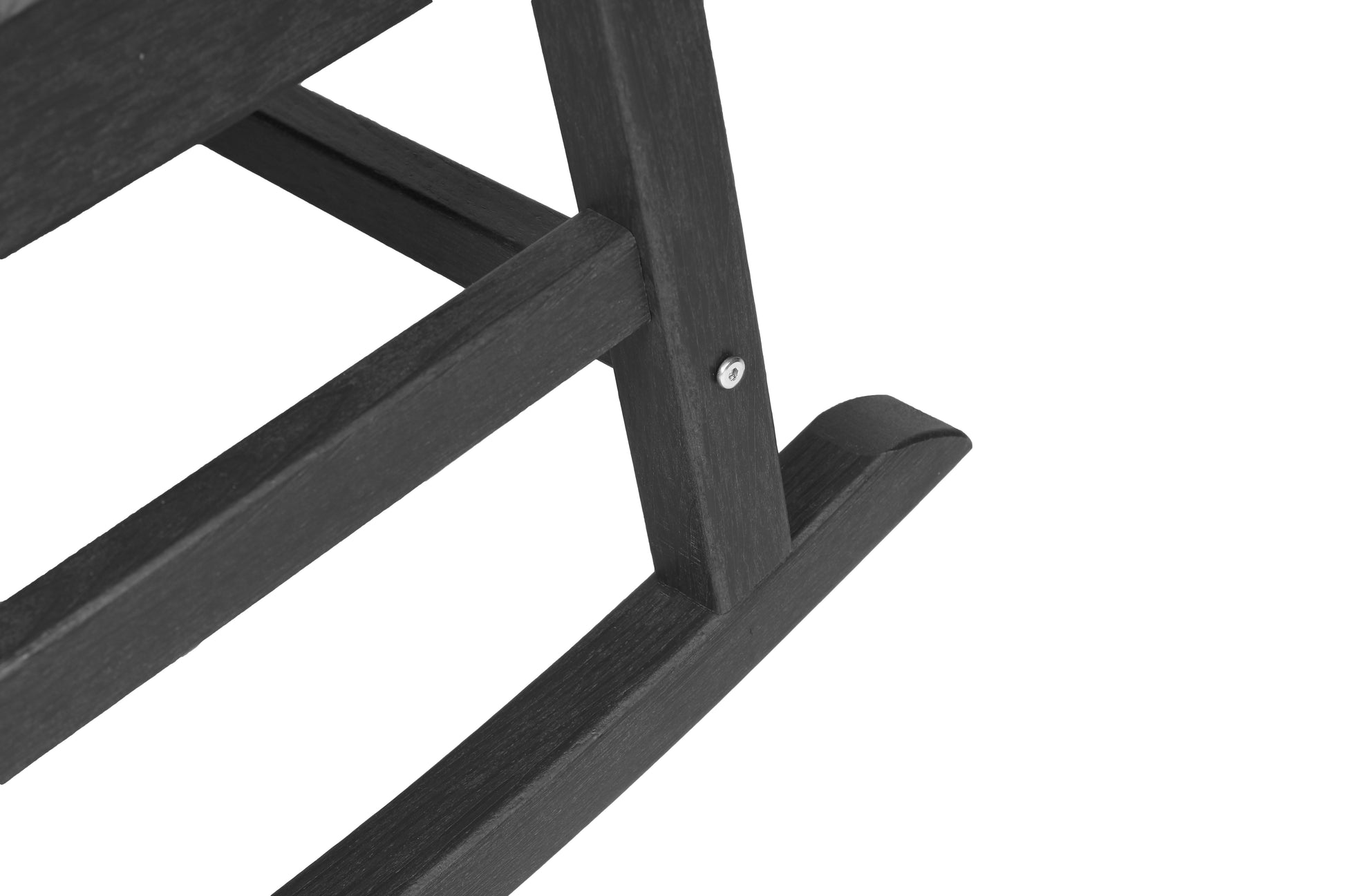 All Weather Rocking Chair Set with Side Table, 3-Piece Rocking Chair Set with Wood-Texture, Grey(includes 2 Rocking Chairs and 1 Table) image 4