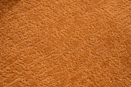 Compression Sponge Sofa Orange Curved Modular Sectional, 30D High-Density Chenille Sleeper Couch for Apartment, Living Room,110"L image 9