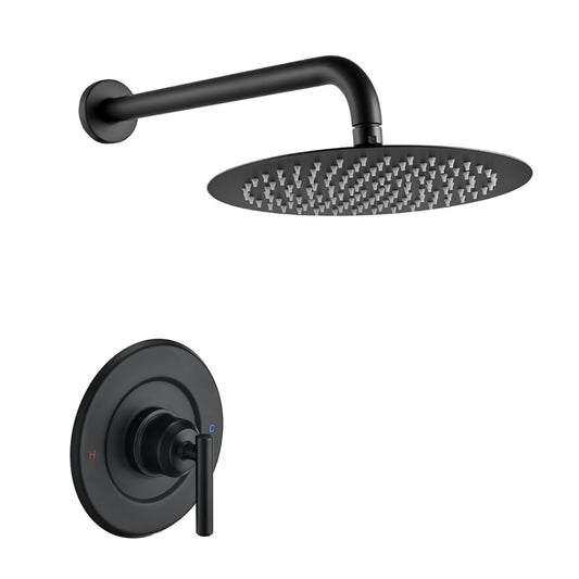 Replacement Shower Trim Kit – 12" Rainfall Showerhead & Handle (Valve & Cartridge Not Included) image 1