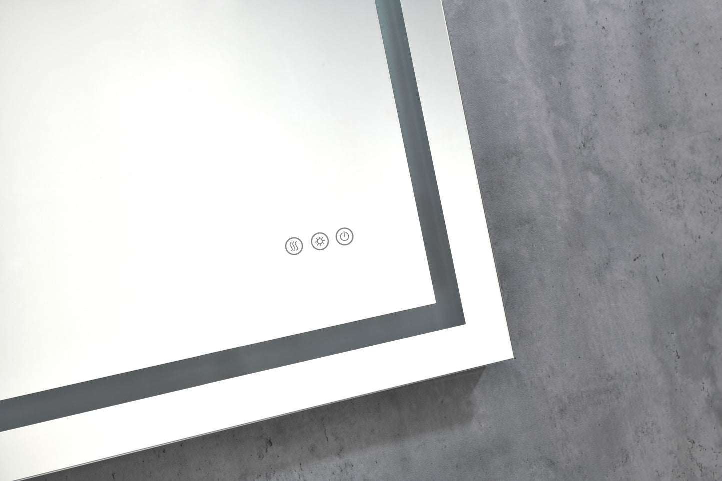 36 x 28 Inch LED Bathroom Mirror with Front, Wall Mounted Vanity Mirror, Anti-Fog, Memory, 3 Colors, Stepless Dimmable image 2