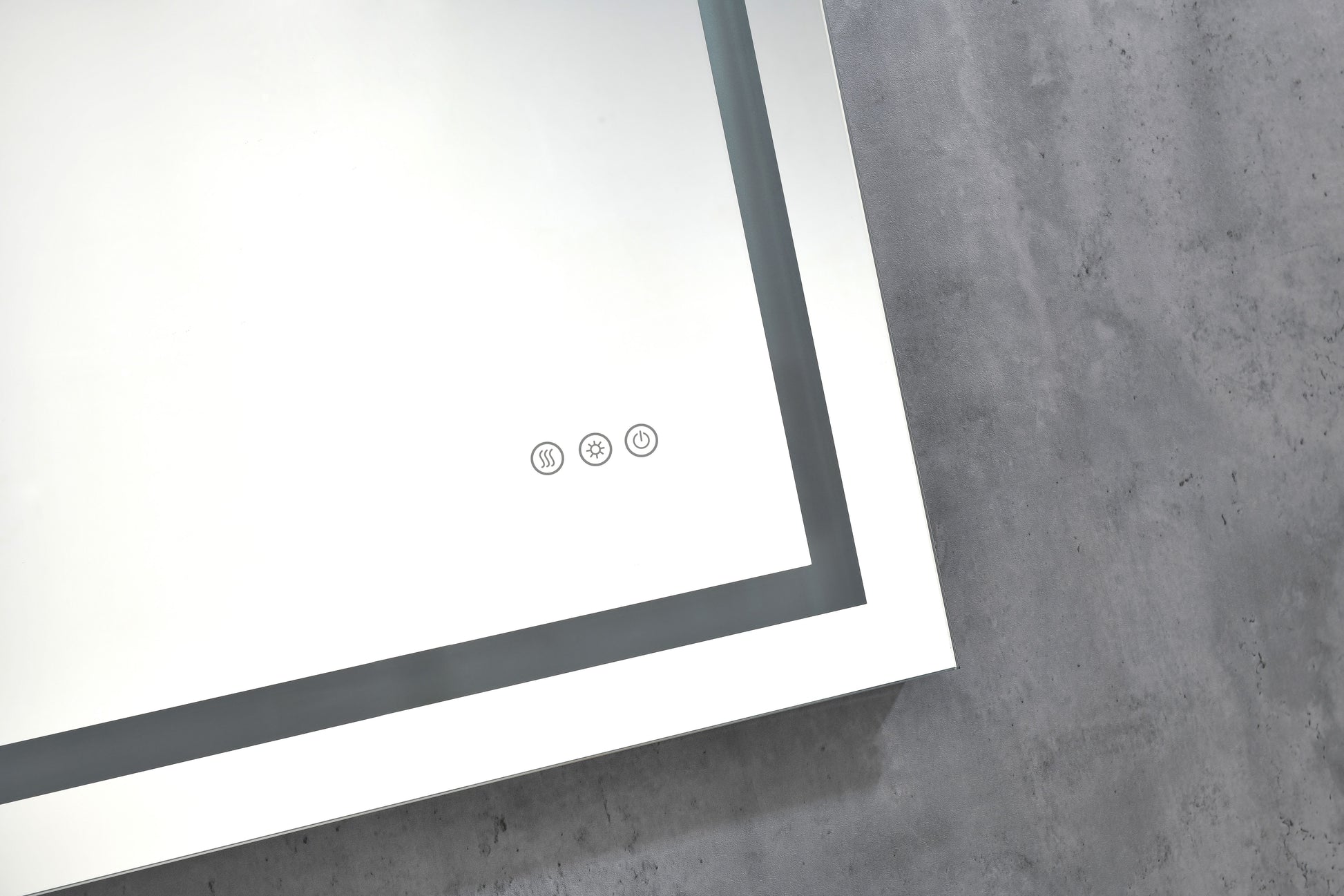 36 x 28 Inch LED Bathroom Mirror with Front, Wall Mounted Vanity Mirror, Anti-Fog, Memory, 3 Colors, Stepless Dimmable image 2