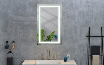 40 x 30 Inch LED Bathroom Mirror with Front, Wall Mounted Vanity Mirror, Anti-Fog, Memory, 3 Colors, Stepless Dimmable image 11