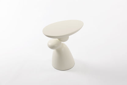 Lucky Stone End Table, Fiberglass Side Table, Modern Minimalist Corner Table, Coffee table with Decoration, Home Decor for Living Room, Bedroom, Guestroom image 5