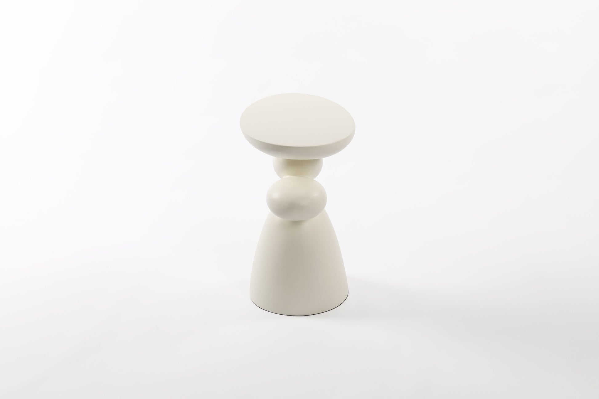 Lucky Stone End Table, Fiberglass Side Table, Modern Minimalist Corner Table, Coffee table with Decoration, Home Decor for Living Room, Bedroom, Guestroom image 6