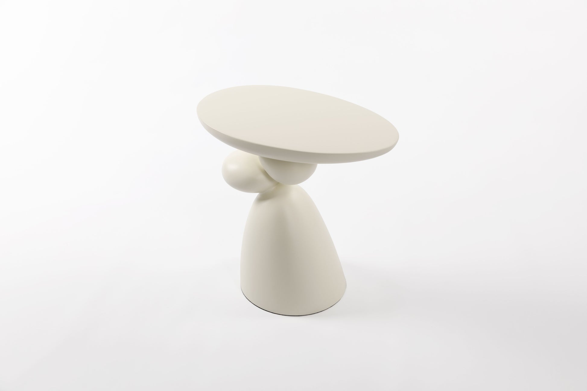 Lucky Stone End Table, Fiberglass Side Table, Modern Minimalist Corner Table, Coffee table with Decoration, Home Decor for Living Room, Bedroom, Guestroom image 7