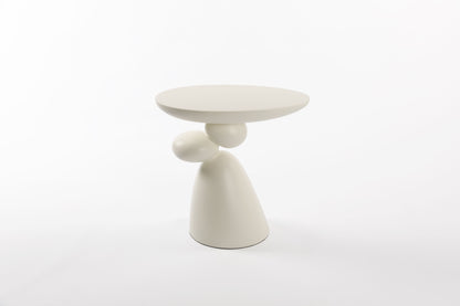 Lucky Stone End Table, Fiberglass Side Table, Modern Minimalist Corner Table, Coffee table with Decoration, Home Decor for Living Room, Bedroom, Guestroom image 8
