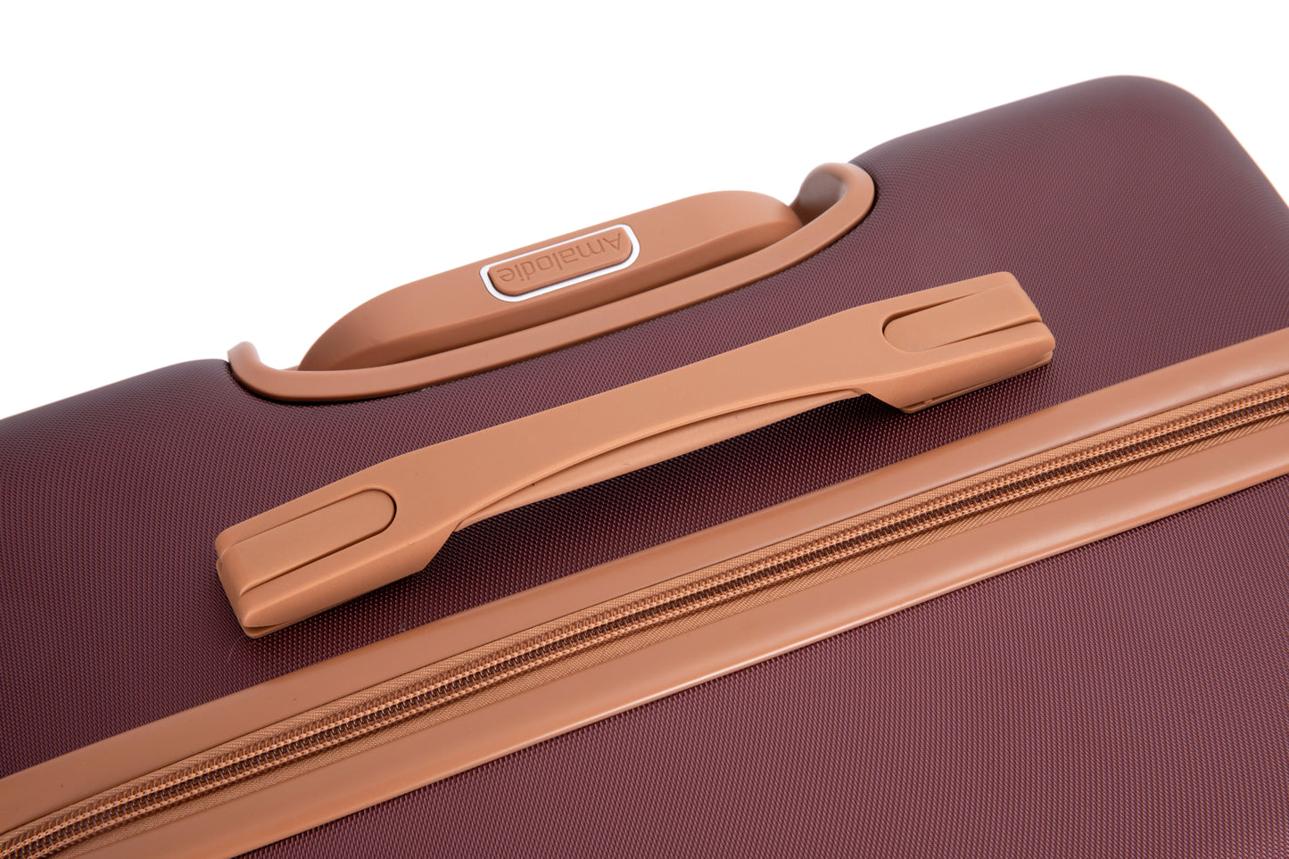 5-Piece Set (20"24"28 +a travel bag and a toiletry bag),Hard Case Spinner Wheels ABS Luggage Sets with TSA Lock Carry On Suitcase Luggage Durable Suitcase Color Matching WINE RED image 6