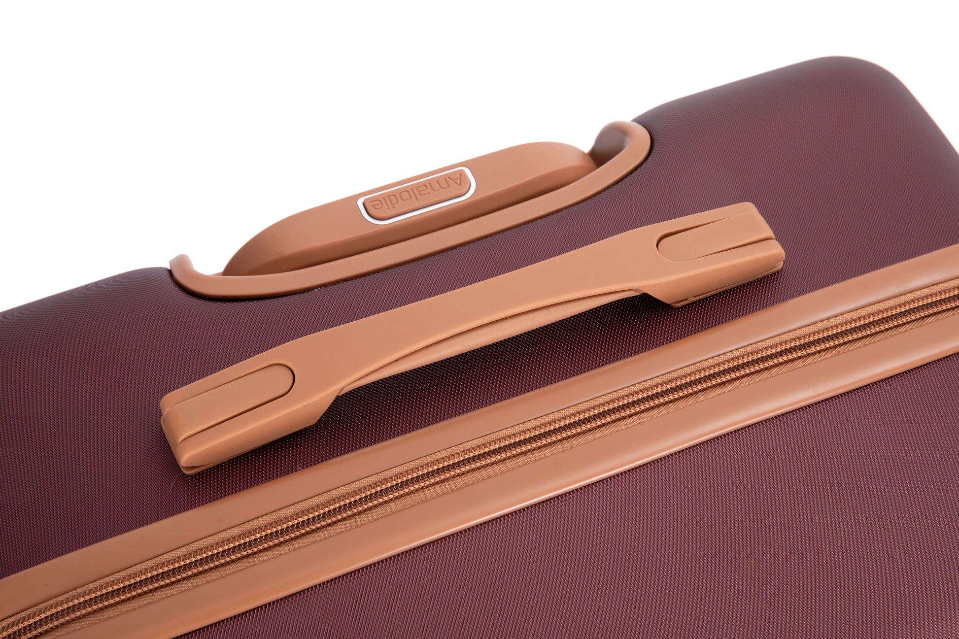 5-Piece Set (20"24"28 +a travel bag and a toiletry bag),Hard Case Spinner Wheels ABS Luggage Sets with TSA Lock Carry On Suitcase Luggage Durable Suitcase Color Matching WINE RED image 6