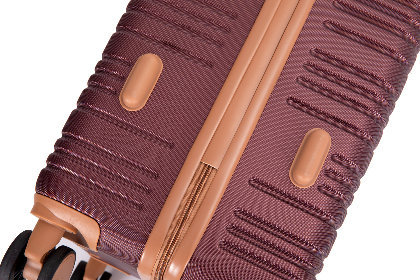 5-Piece Set (20"24"28 +a travel bag and a toiletry bag),Hard Case Spinner Wheels ABS Luggage Sets with TSA Lock Carry On Suitcase Luggage Durable Suitcase Color Matching WINE RED image 8