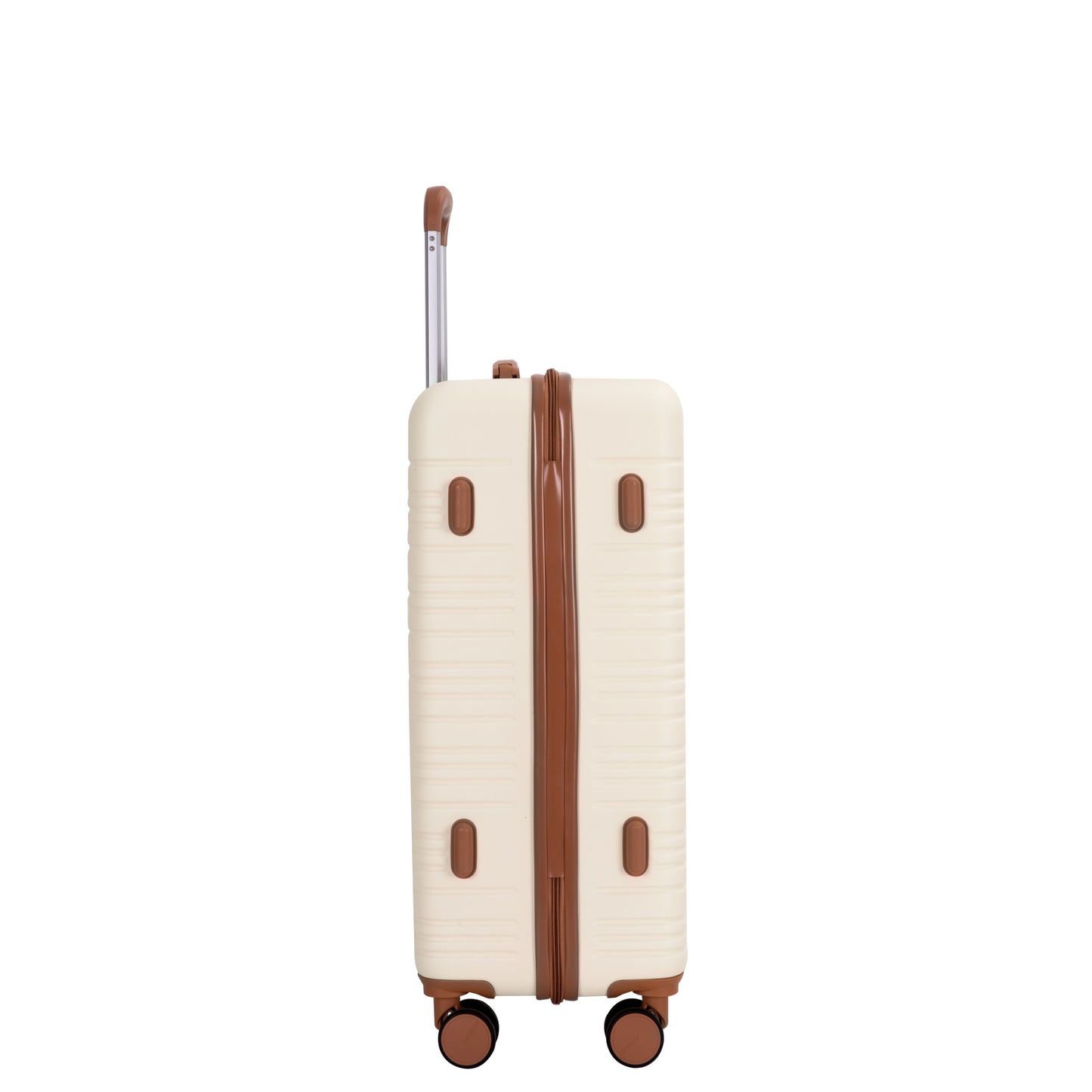 5-Piece Set (20"24"28 +a travel bag and a toiletry bag),Hard Case Spinner Wheels ABS Luggage Sets with TSA Lock Carry On Suitcase Luggage Durable Suitcase Color Matching CREAM WHITE image 5