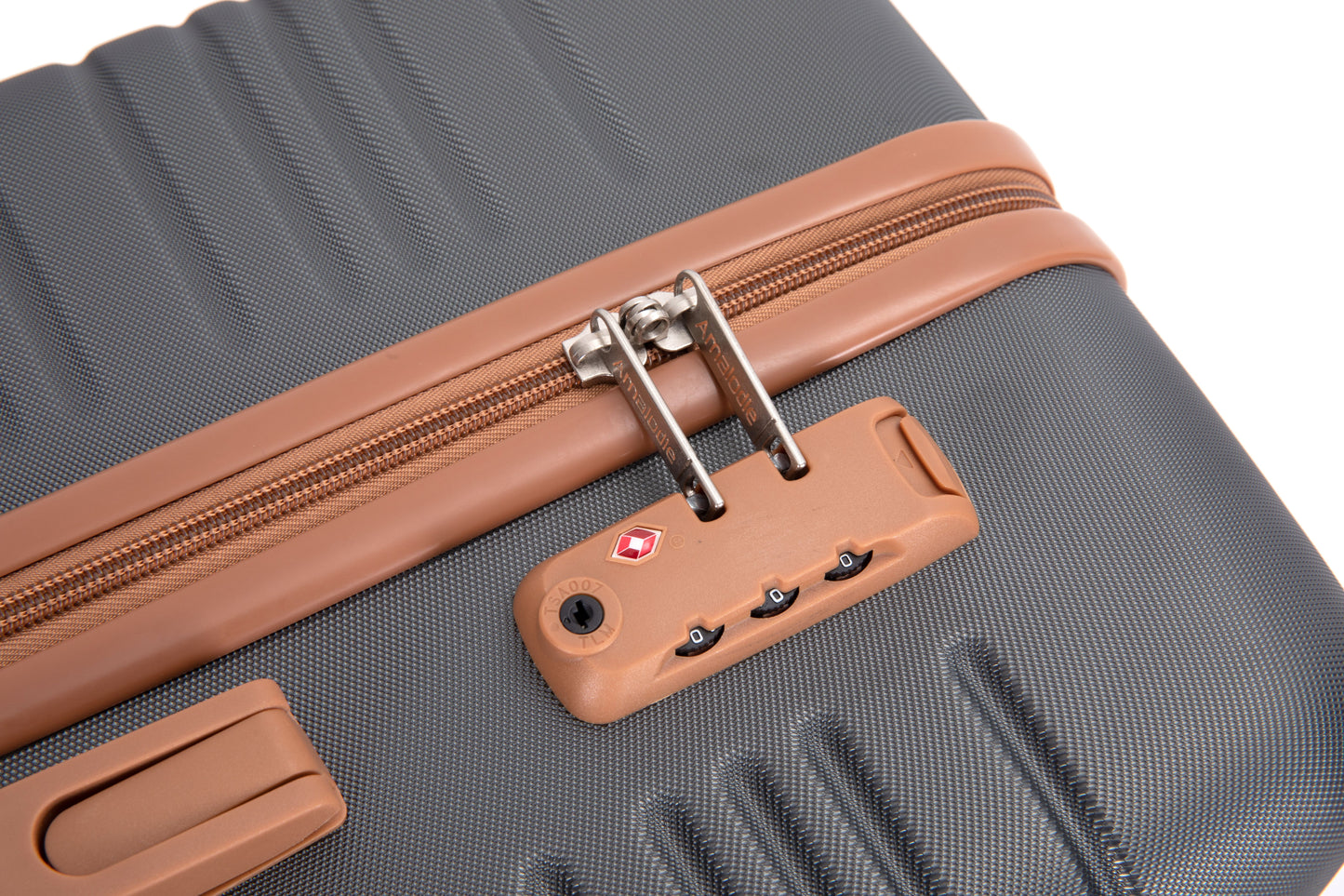 5-Piece Set (20"24"28 +a travel bag and a toiletry bag),Hard Case Spinner Wheels ABS Luggage Sets with TSA Lock Carry On Suitcase Luggage Durable Suitcase Color Matching GRAY image 10