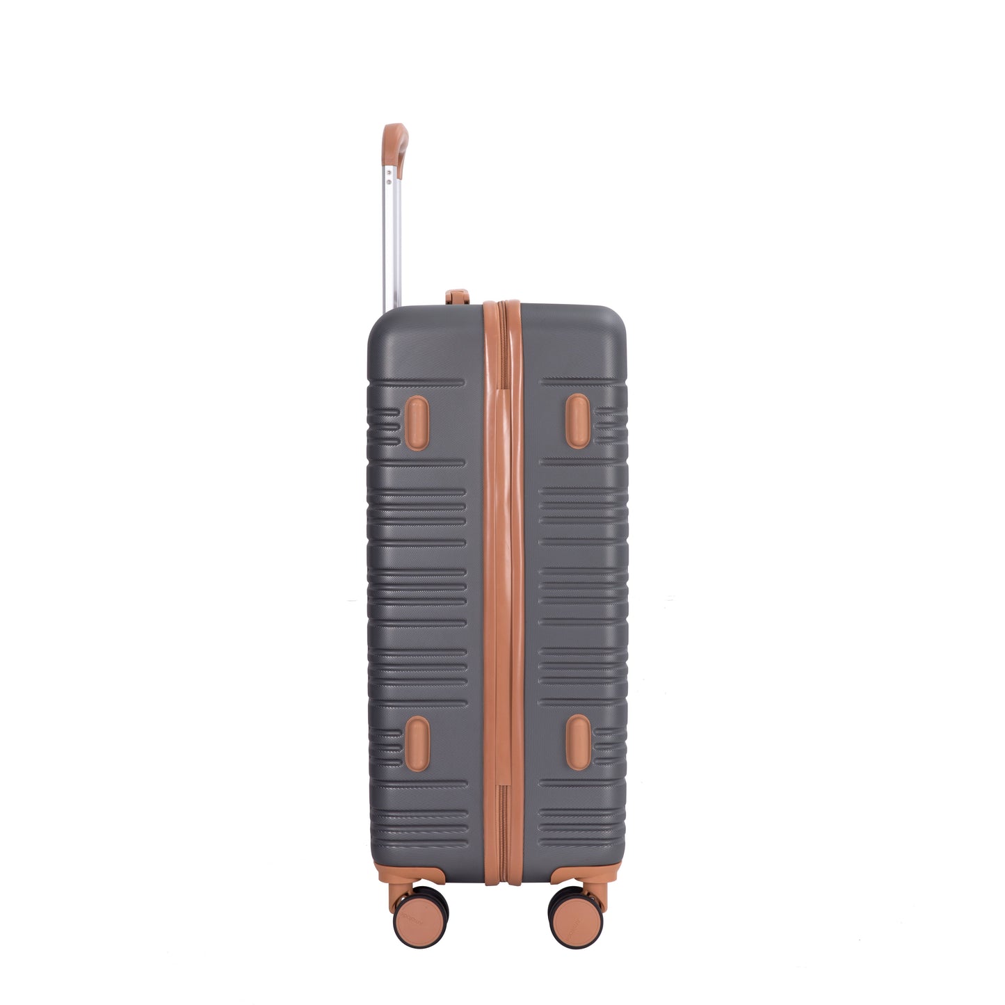 5-Piece Set (20"24"28 +a travel bag and a toiletry bag),Hard Case Spinner Wheels ABS Luggage Sets with TSA Lock Carry On Suitcase Luggage Durable Suitcase Color Matching GRAY image 7