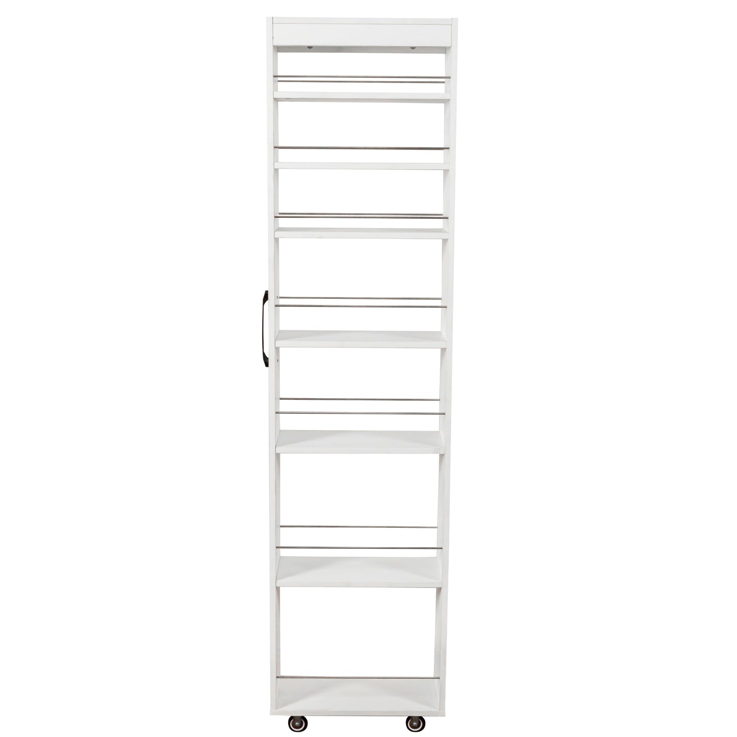 7 Tier multi-functional pull-out multi-tier storage Single-sided open shelf for Kitchen, Living Room & Narrow Spaces image 5