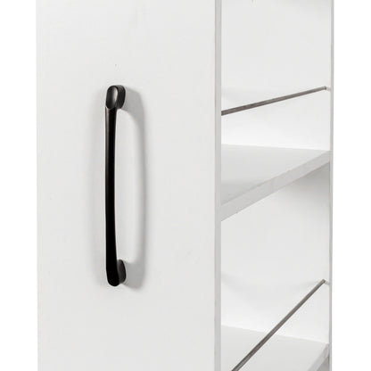 7 Tier multi-functional pull-out multi-tier storage Single-sided open shelf for Kitchen, Living Room & Narrow Spaces image 8