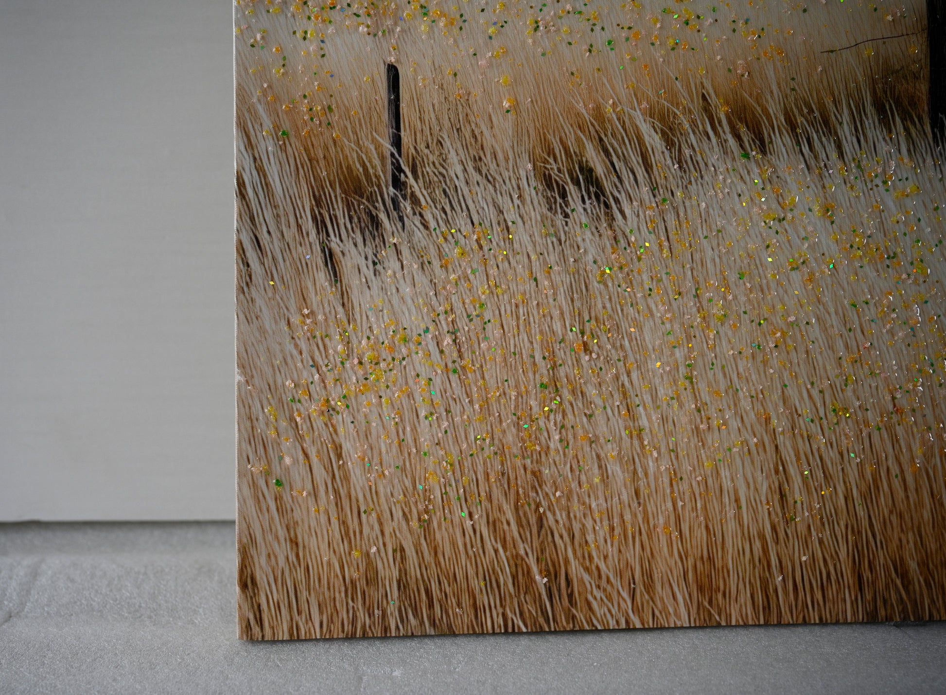 Framed farmhouse canvas art 20x28 inch detail view