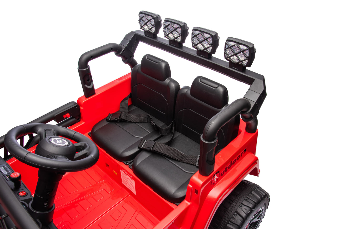 24V 7Ah 2 Seater Ride on Jeep - Battery and Charger