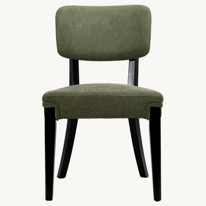 Modern Armless Dining Chairs Set of 2, Green, Contemporary Side Chairs with Wood Legs - Versatile Accent Chairs for Dining Room, Kitchen, or Living Room image 12