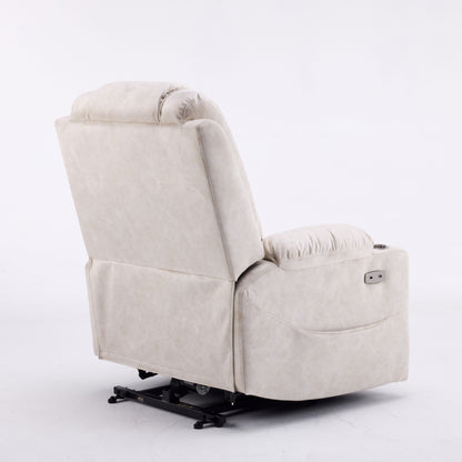Recliner Chair with Cup Holders and Side Pockets