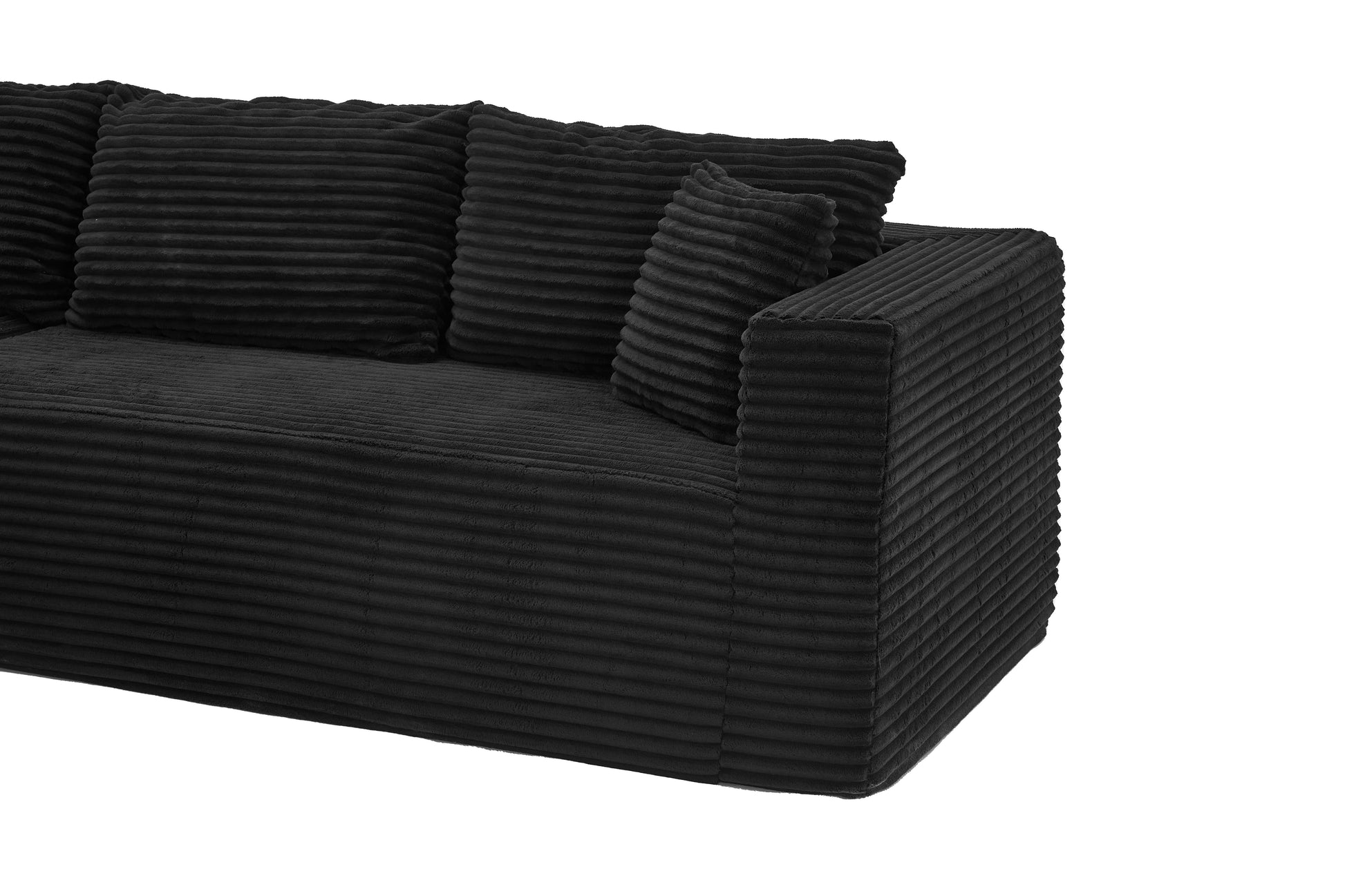 105" Sectional Couches for Living Room Cloud Couch Sofa with L-Shape Upholstered Boneless Couchs Modern Modular Sectional Couch with Chaise image 10