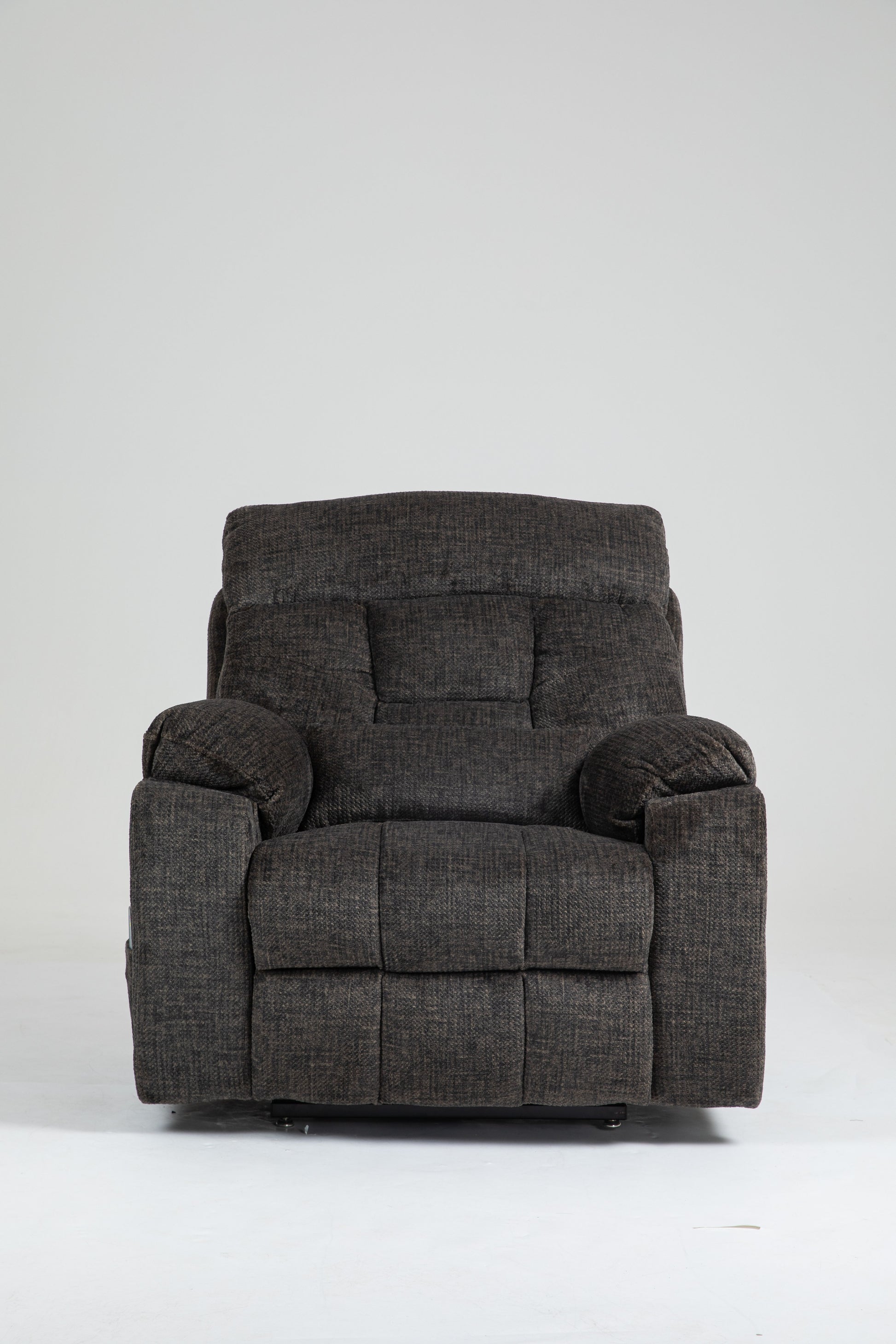 Old age electric lift chair, flat high density foam electric sofa, with heating and massage functions, can tilt to 180 degrees, 2 pocket cup holders, 2 remote controls, 4 OKIN motors image 9