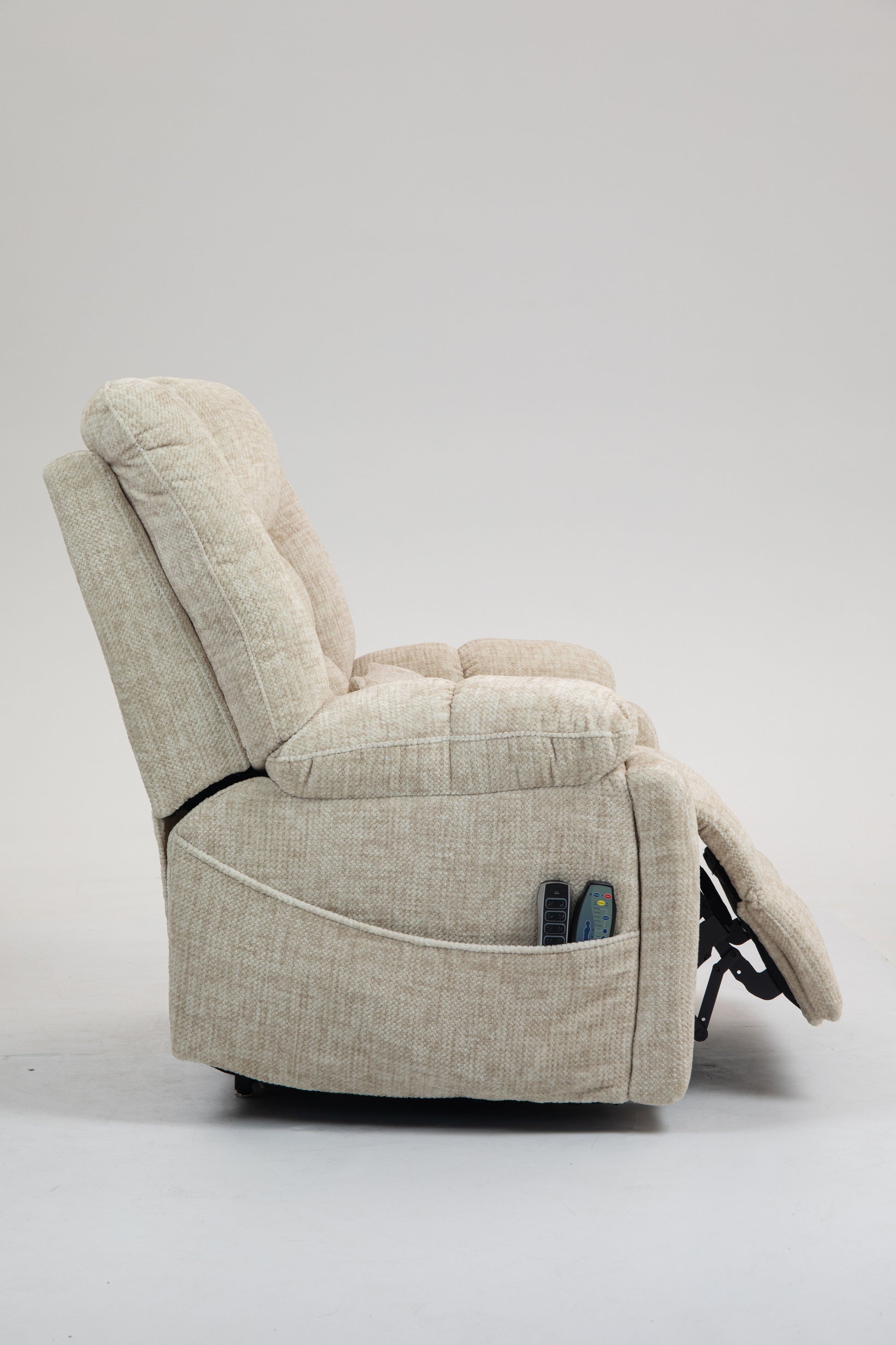 Power Lift Recliner Chair for Big and Tall Seniors: Lay Flat Lift Chair with Heat and Massage, Reclining to 180, 4 OKIN Motors, Adjustable Headrest and Lumbar image 10