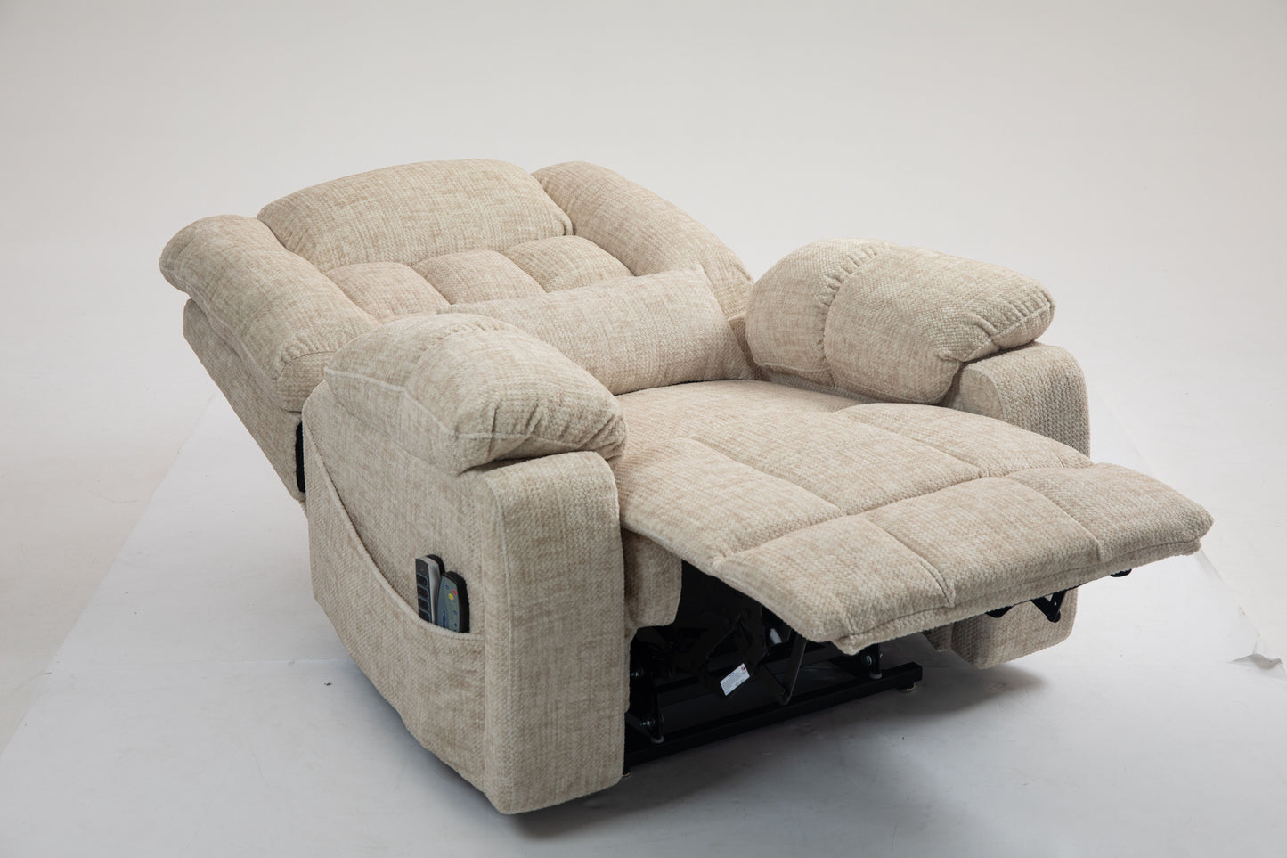Power Lift Recliner Chair for Big and Tall Seniors: Lay Flat Lift Chair with Heat and Massage, Reclining to 180, 4 OKIN Motors, Adjustable Headrest and Lumbar image 12