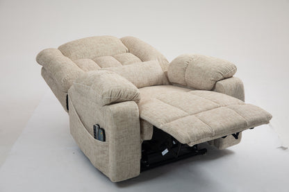 Power Lift Recliner Chair for Big and Tall Seniors: Lay Flat Lift Chair with Heat and Massage, Reclining to 180, 4 OKIN Motors, Adjustable Headrest and Lumbar image 12