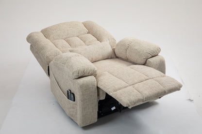 Power Lift Recliner Chair for Big and Tall Seniors: Lay Flat Lift Chair with Heat and Massage, Reclining to 180, 4 OKIN Motors, Adjustable Headrest and Lumbar image 8