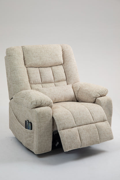 Power Lift Recliner Chair for Big and Tall Seniors: Lay Flat Lift Chair with Heat and Massage, Reclining to 180, 4 OKIN Motors, Adjustable Headrest and Lumbar image 9