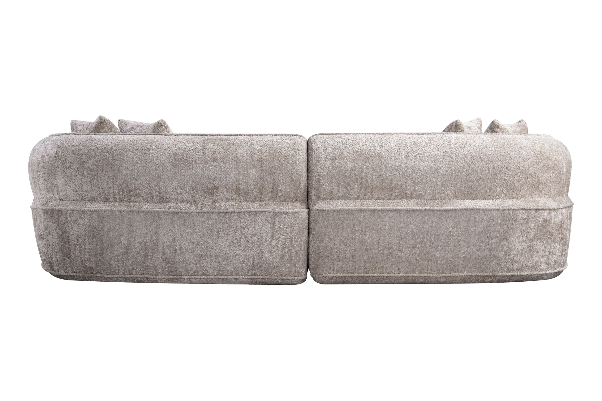 Modern Curved L-Shape Luxury Sectional Oversized Sofa: Minimalist Design, Comfy Sleeper Couch for Living Room, Apartment & Reception Spaces,No Assembly Required image 5