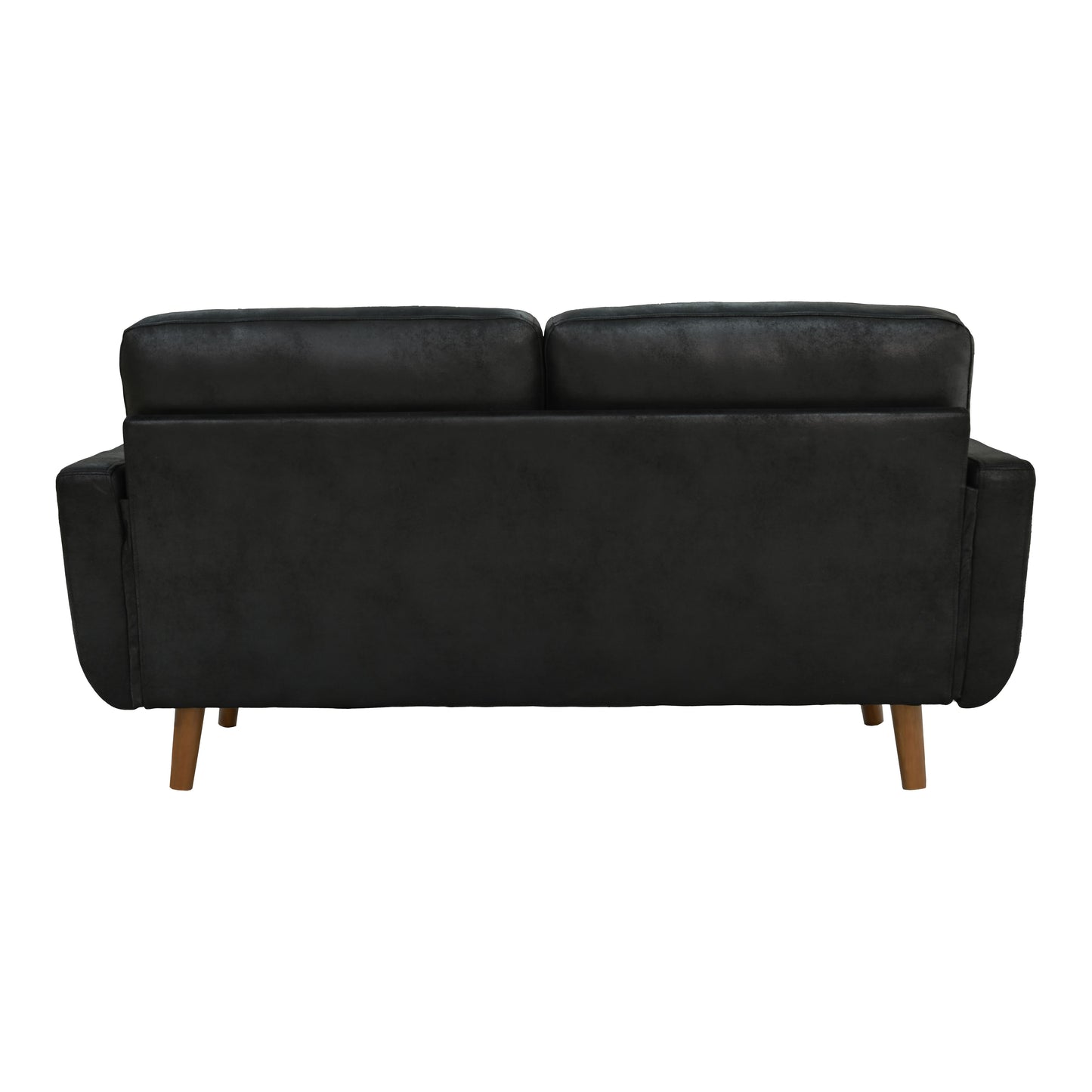 65-inch Modern Minimalist Two-Seater Sofa, featuring breathable Foil fabric and solid wood legs image 10