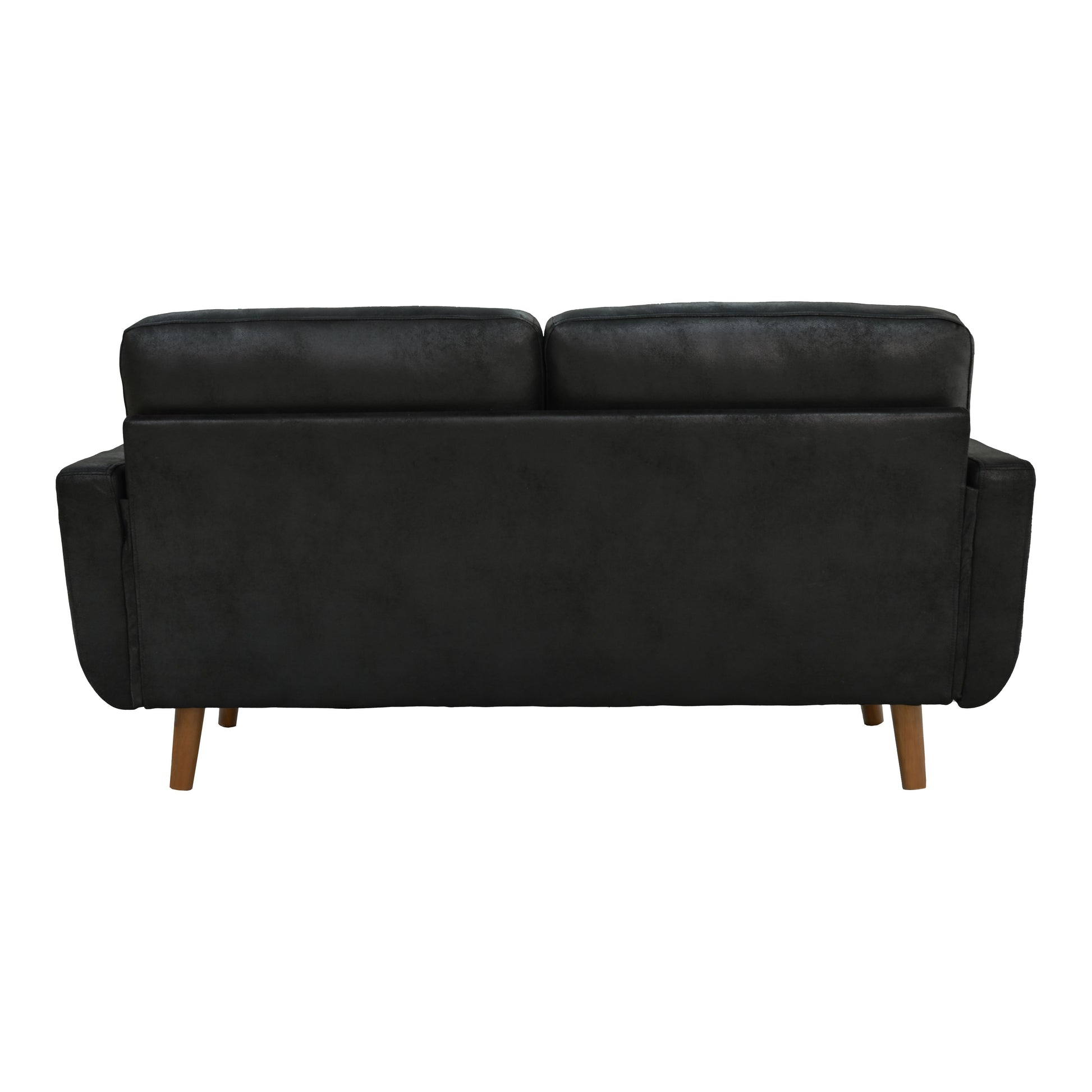 65-inch Modern Minimalist Two-Seater Sofa, featuring breathable Foil fabric and solid wood legs image 10